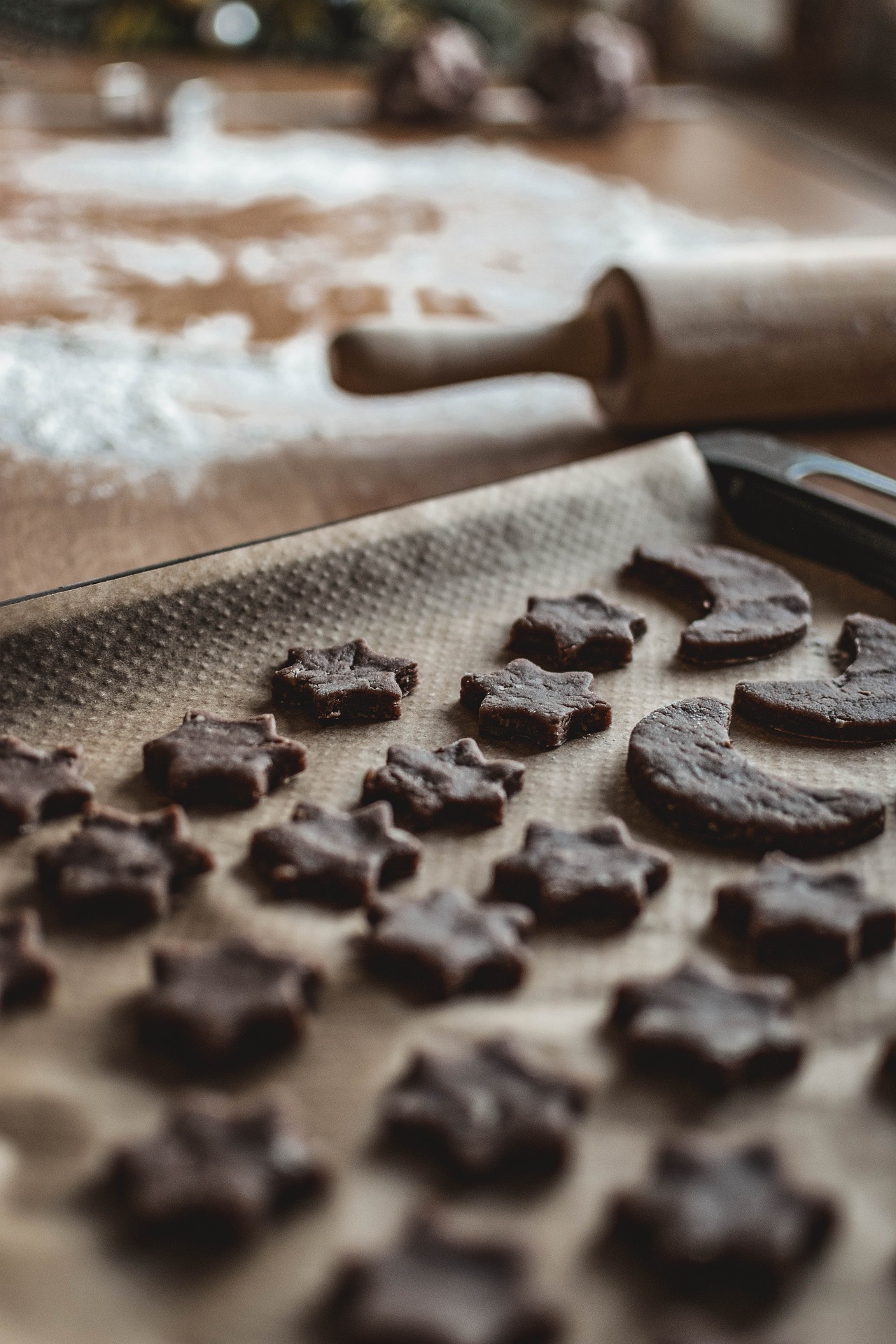 Cookies on a pan